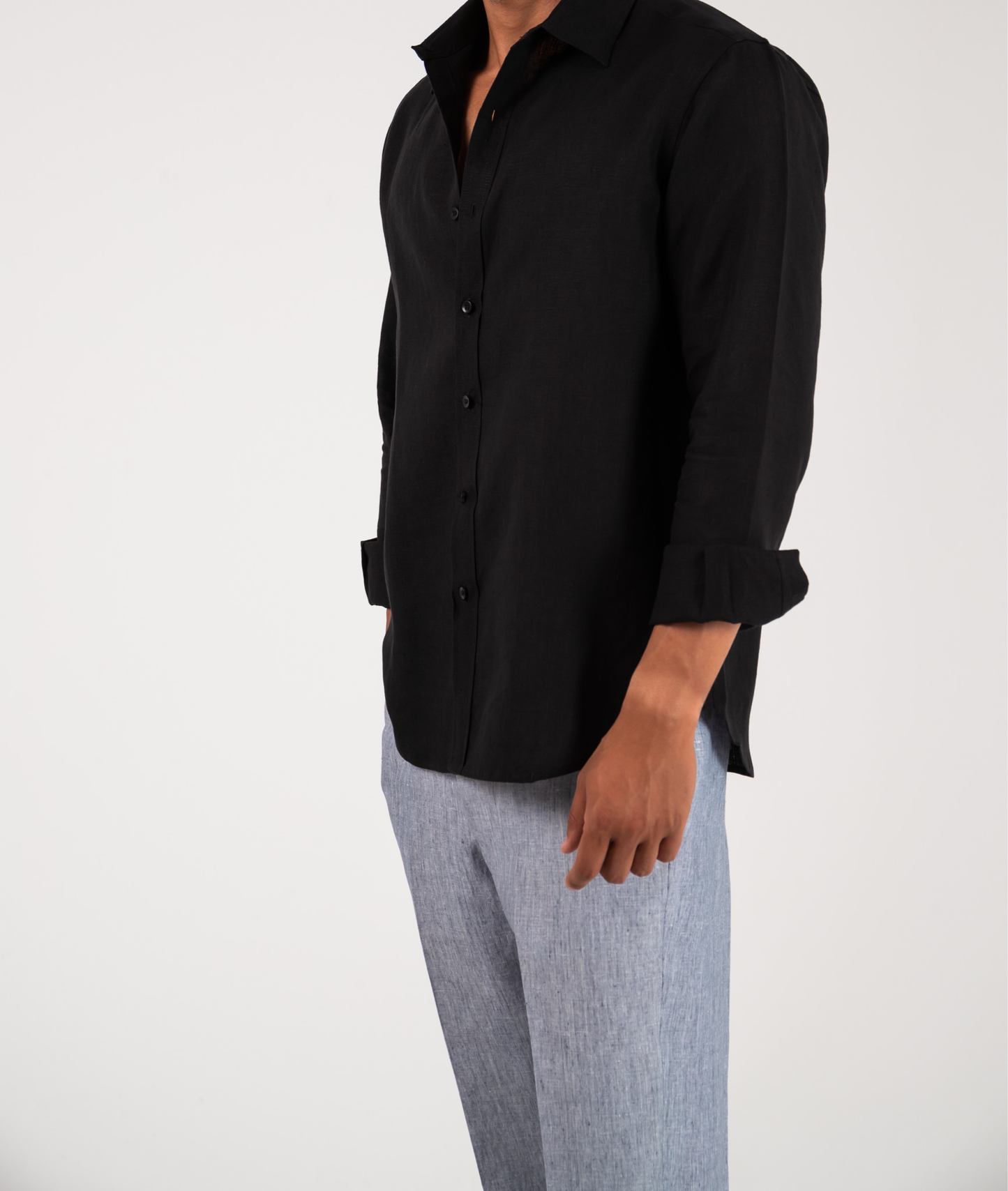 Black Linen Shirt