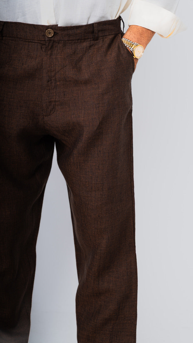 Brown Linen Pants 2025