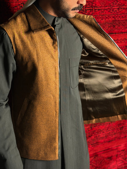 Modena Vest (BROWN) 2025