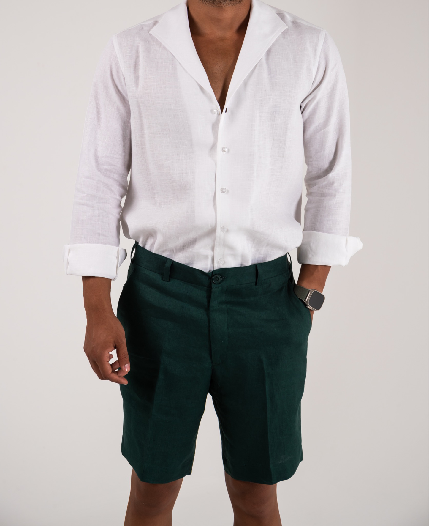 Amalfi White linen Shirt