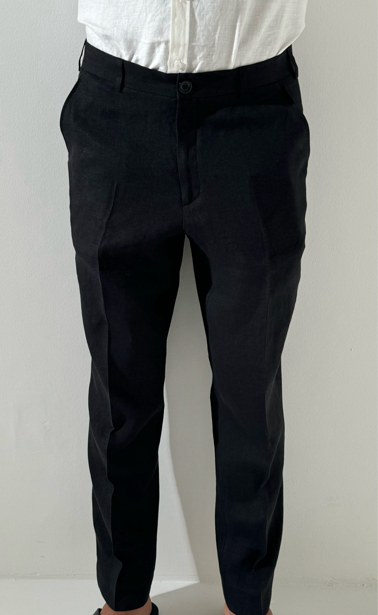 Auyń X Modena Limited Black Linen Pants