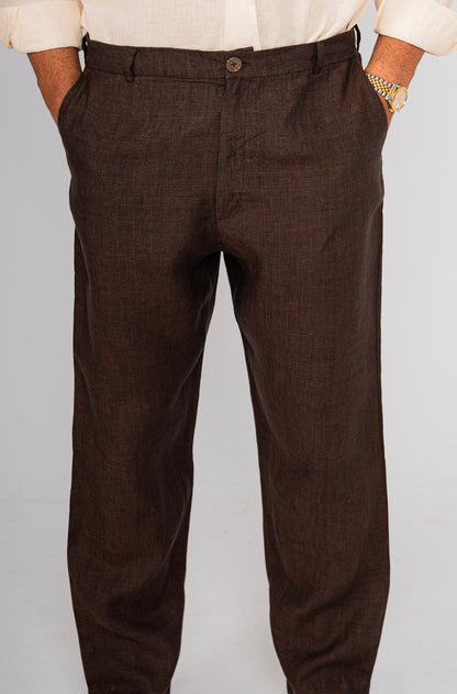 Brown Linen Pants 2025