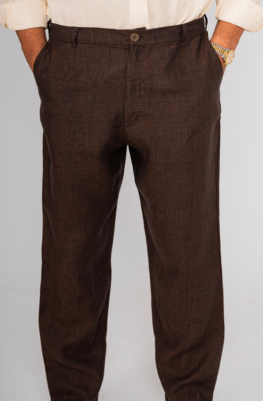 Brown Linen Pants 2025