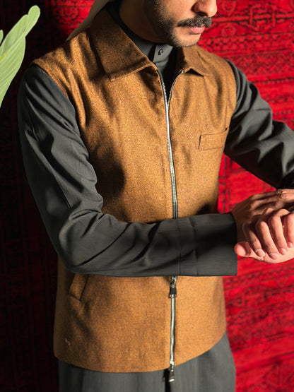 Modena Vest (BROWN) 2025